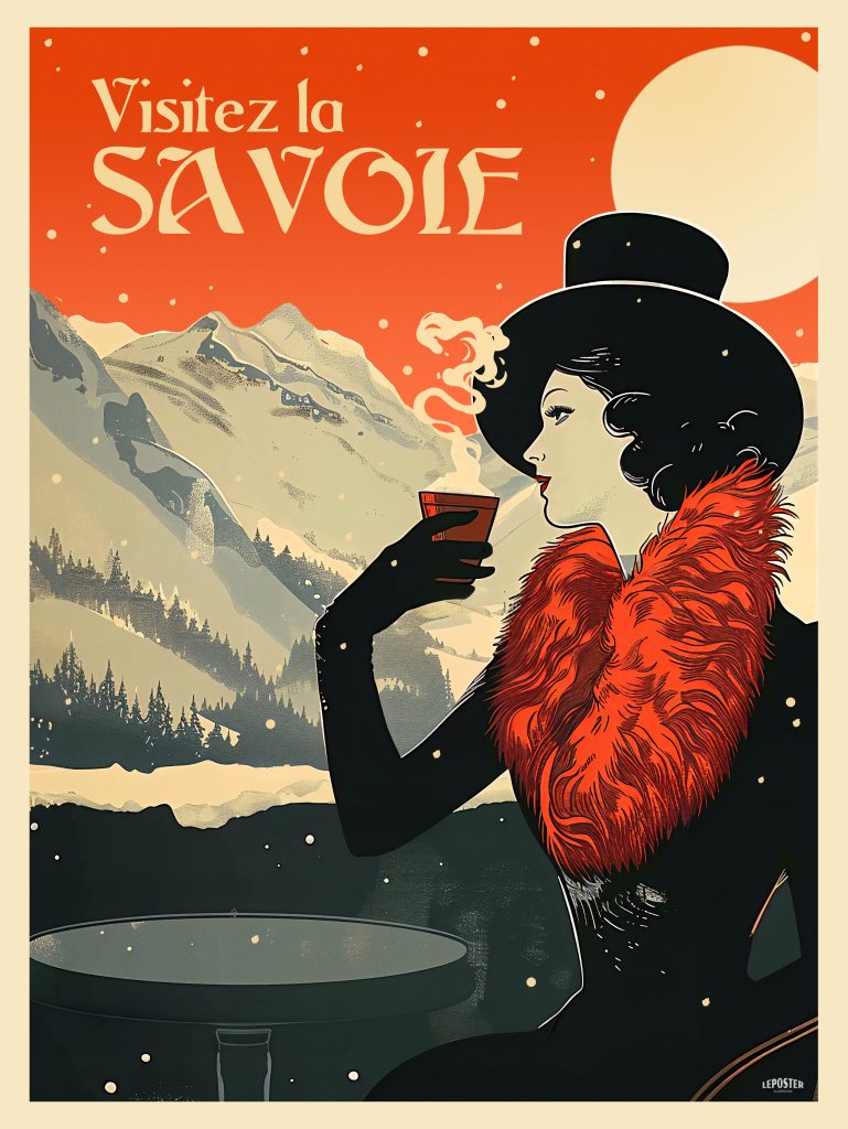 Visitez la Savoie – Style Art Nouveau