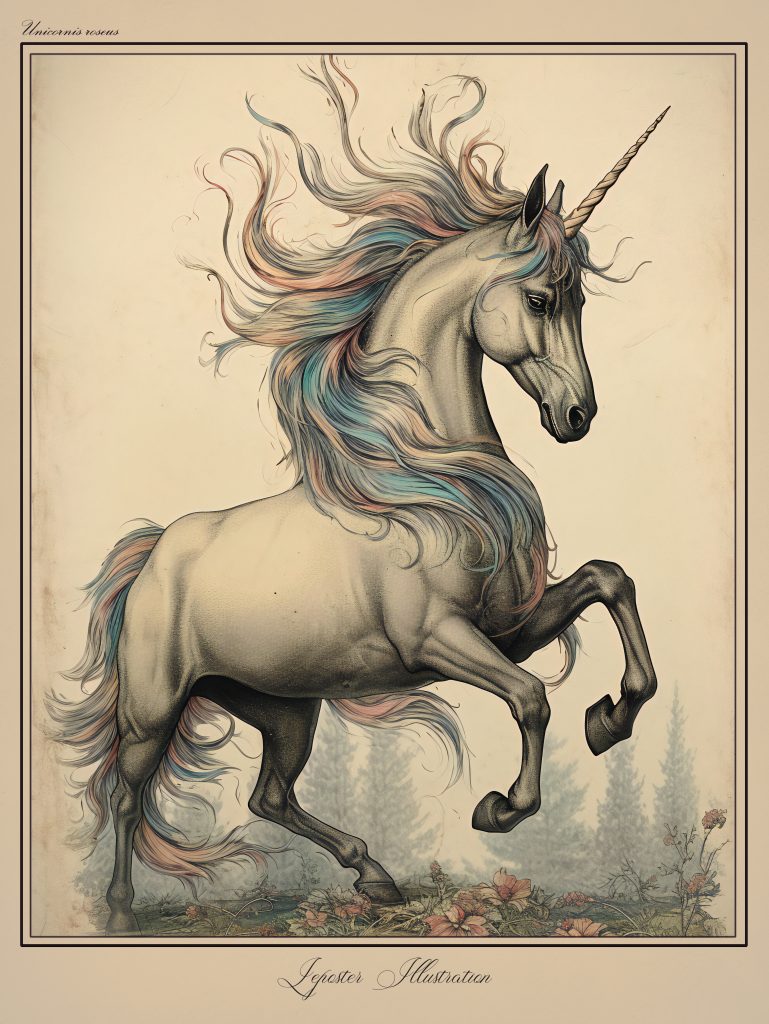Unicornis Roseus : La Licorne