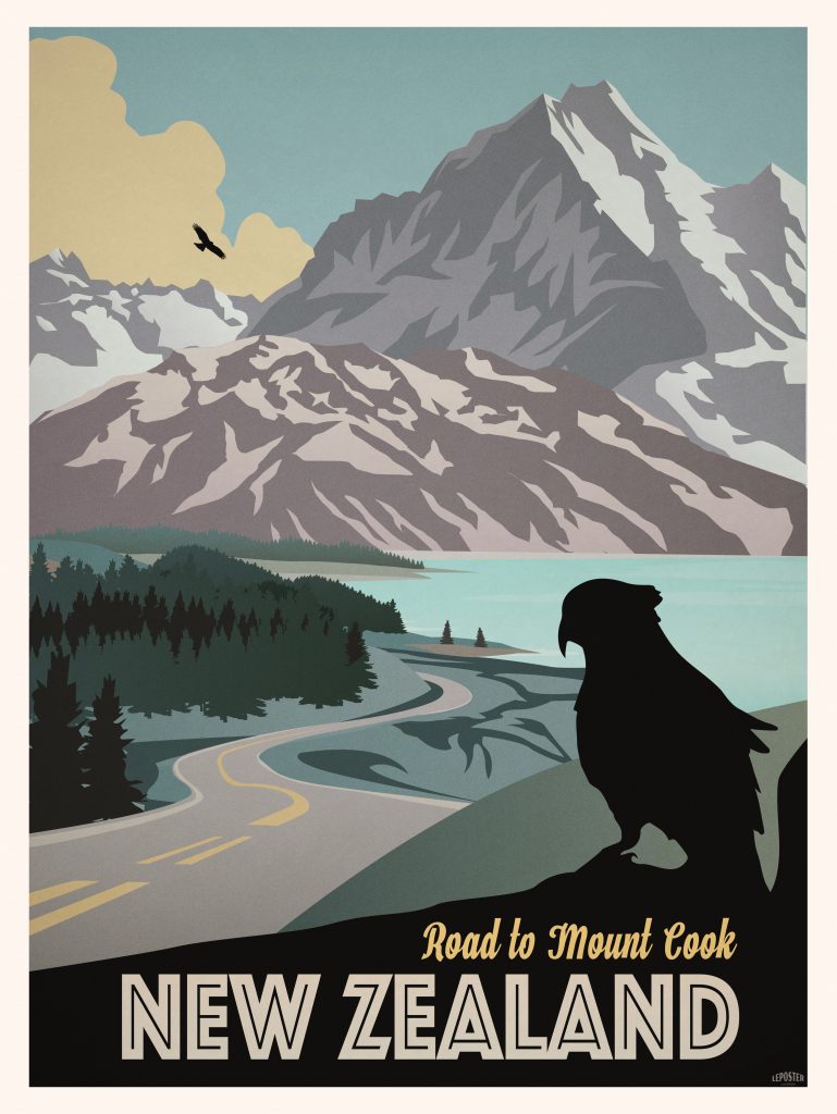 Road to Mount Cook – Nouvelle-Zélande