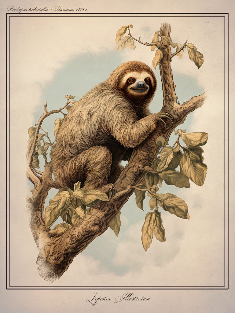 Bradypus Tridactylus : Le Paresseux