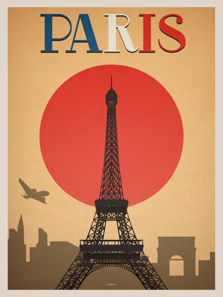 Paris et la tour Eiffel