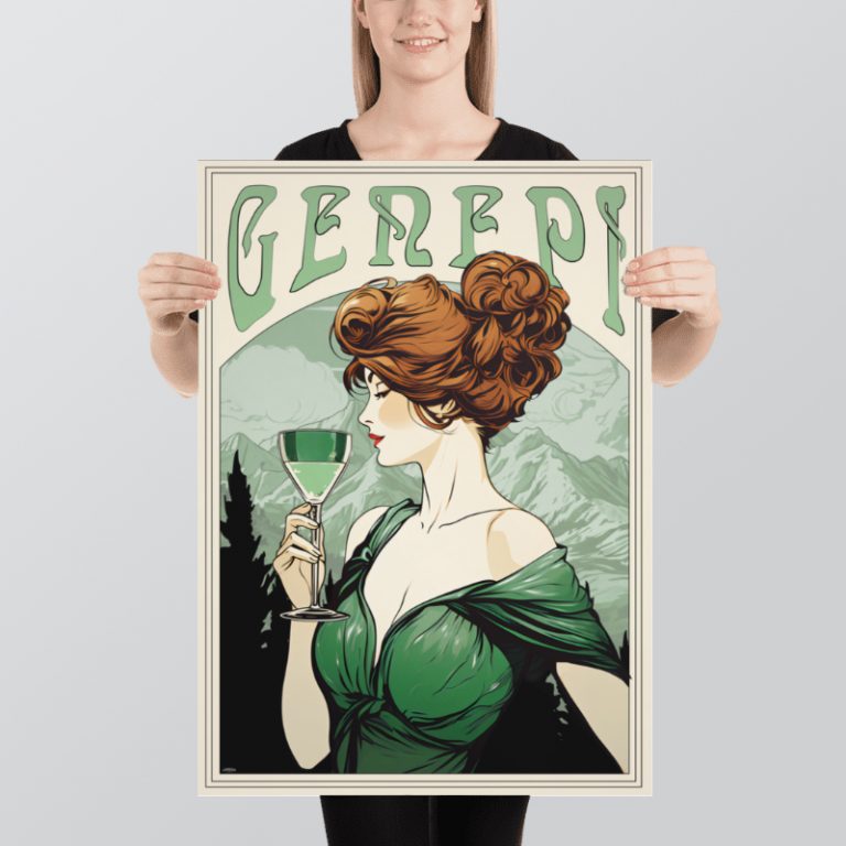 Poster illustré original format 50x70 cm pour la revente professionnelle