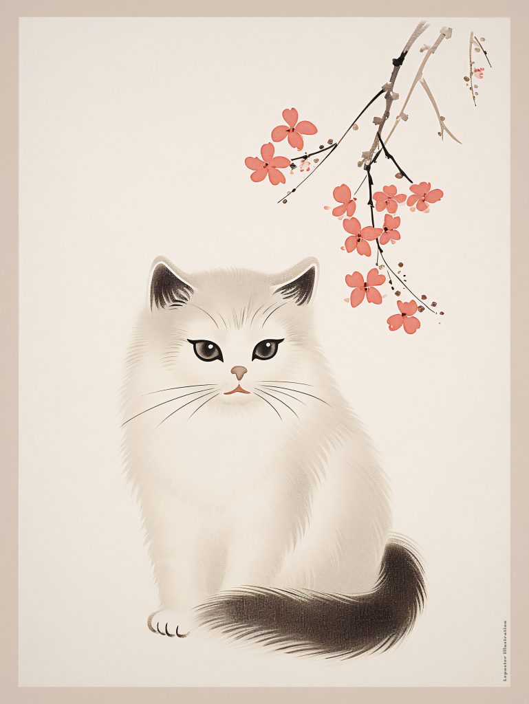 Ukiyo-e Kitten – Chaton
