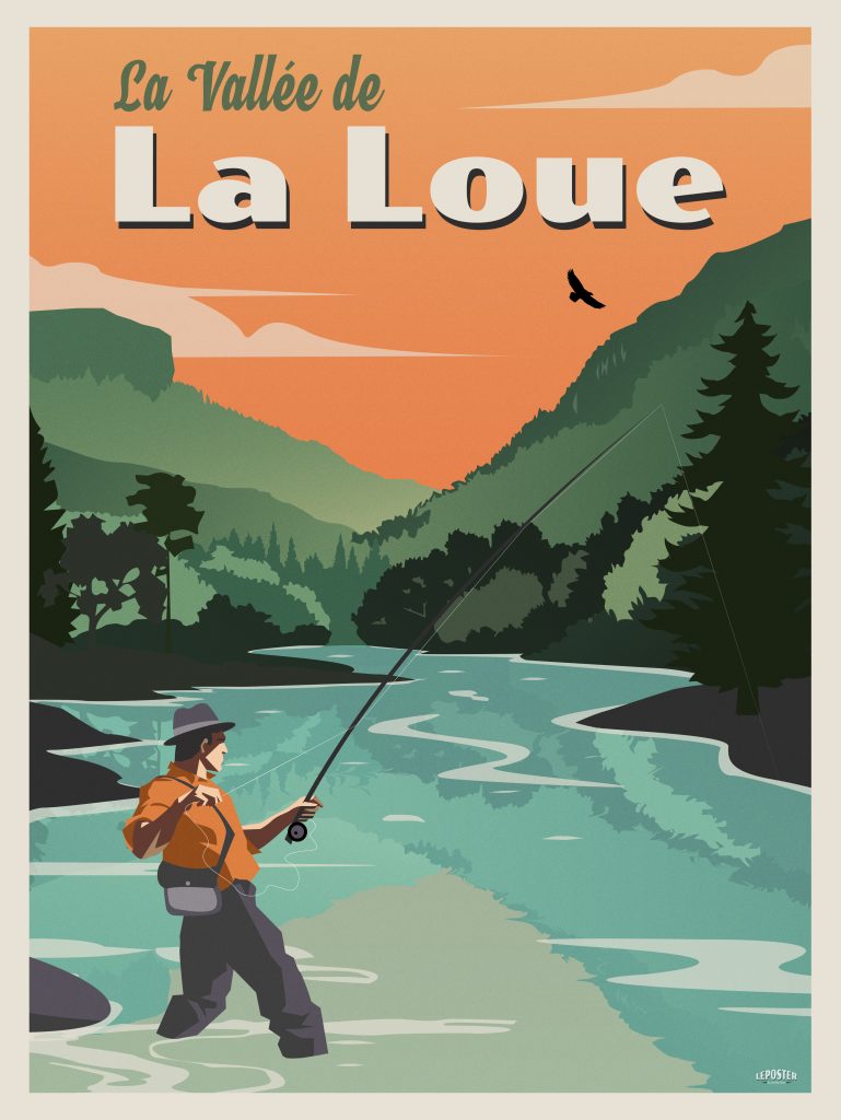 Vallée de la Loue, Pêcheur