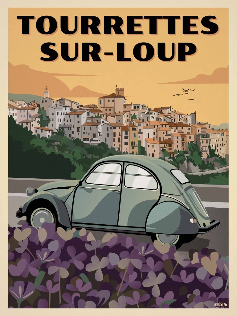 Sur la route de Tourrettes-sur-Loup