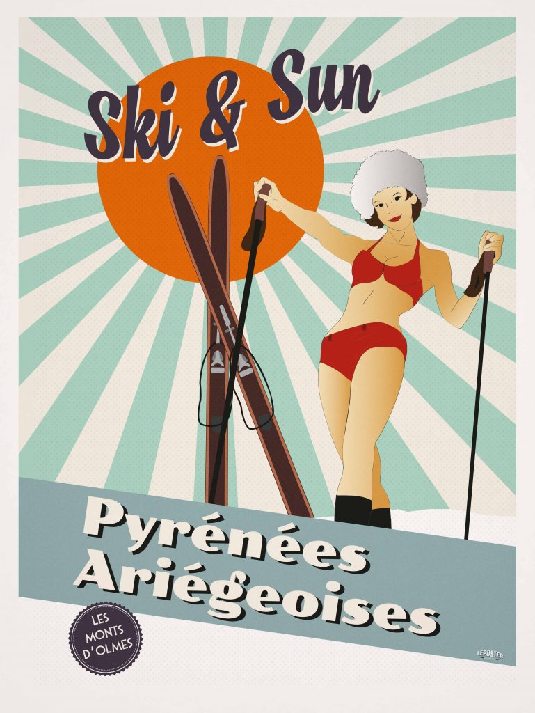 Pinup Let’s ride Pyrénées Ariégeoises